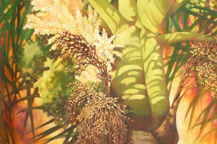Flourishing Palm - sold, Available as paper or canvas print