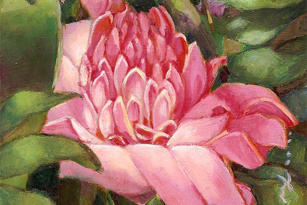 Pink Torch - sold, Available as print